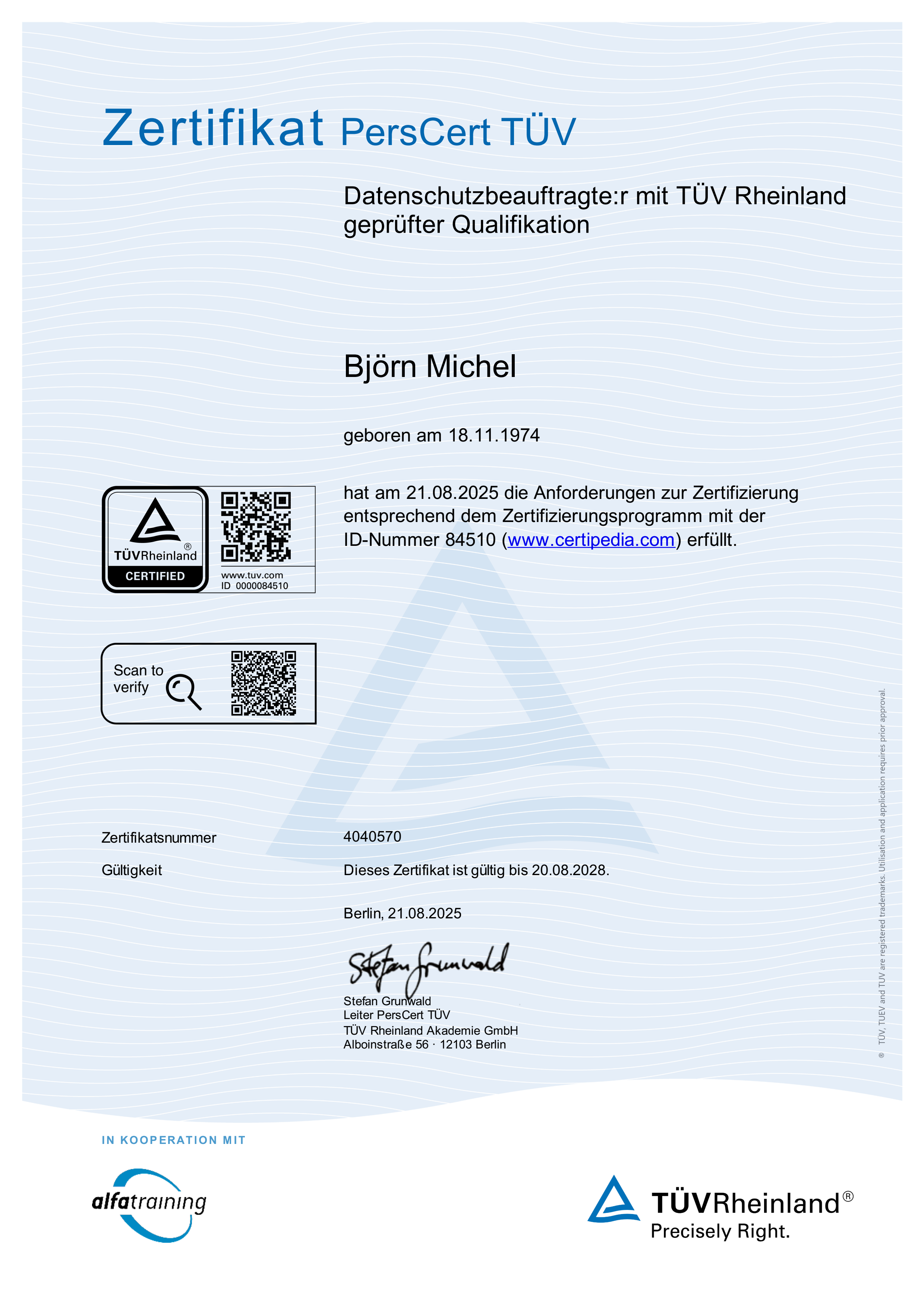 Datenschutzbeauftragter
